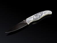 Engraved Custom Gentleman's folding knife