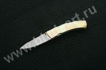 CUSTOM GOLD PEARL FOLDING KNIFE